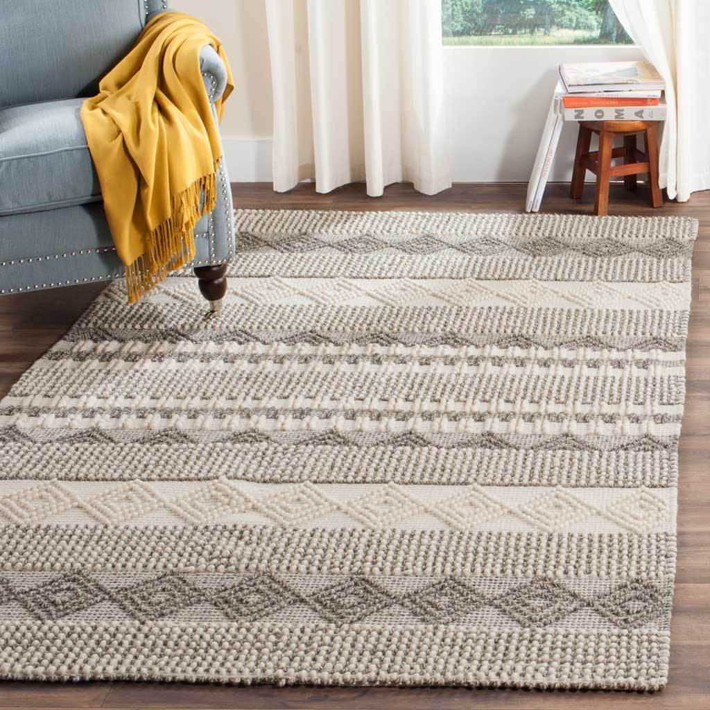 Natura Geometry Gray/Ivory Area Rug - Image 6