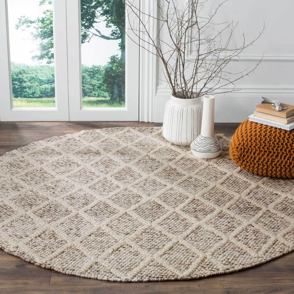 Natura Ivory/Stone Round Rug - Image 3