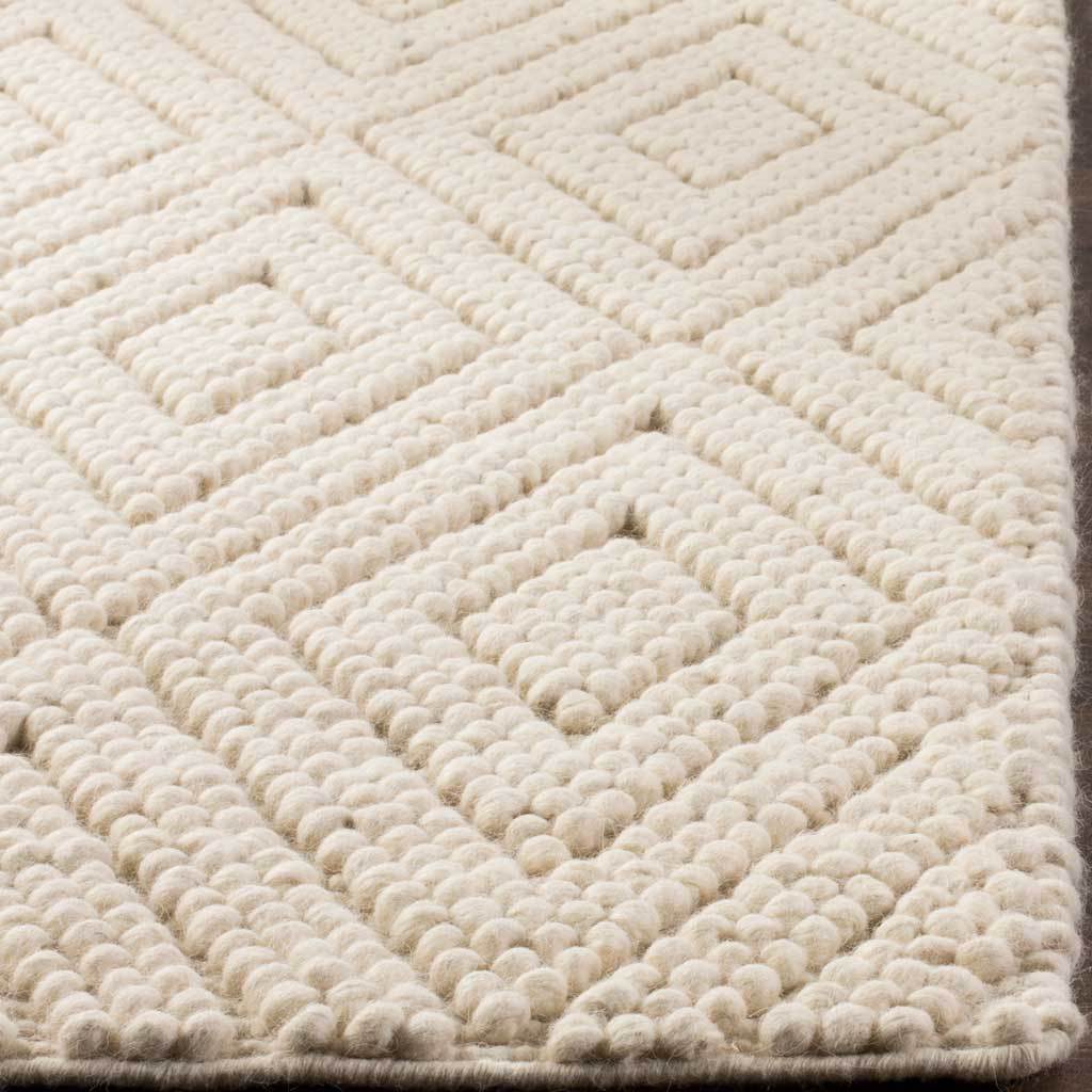 Natura Rhombus Ivory Area Rug - Image 4