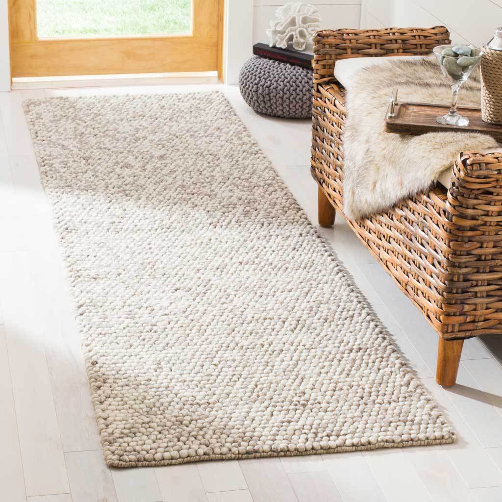 Natura Solid Beige Runner Rug - Image 2