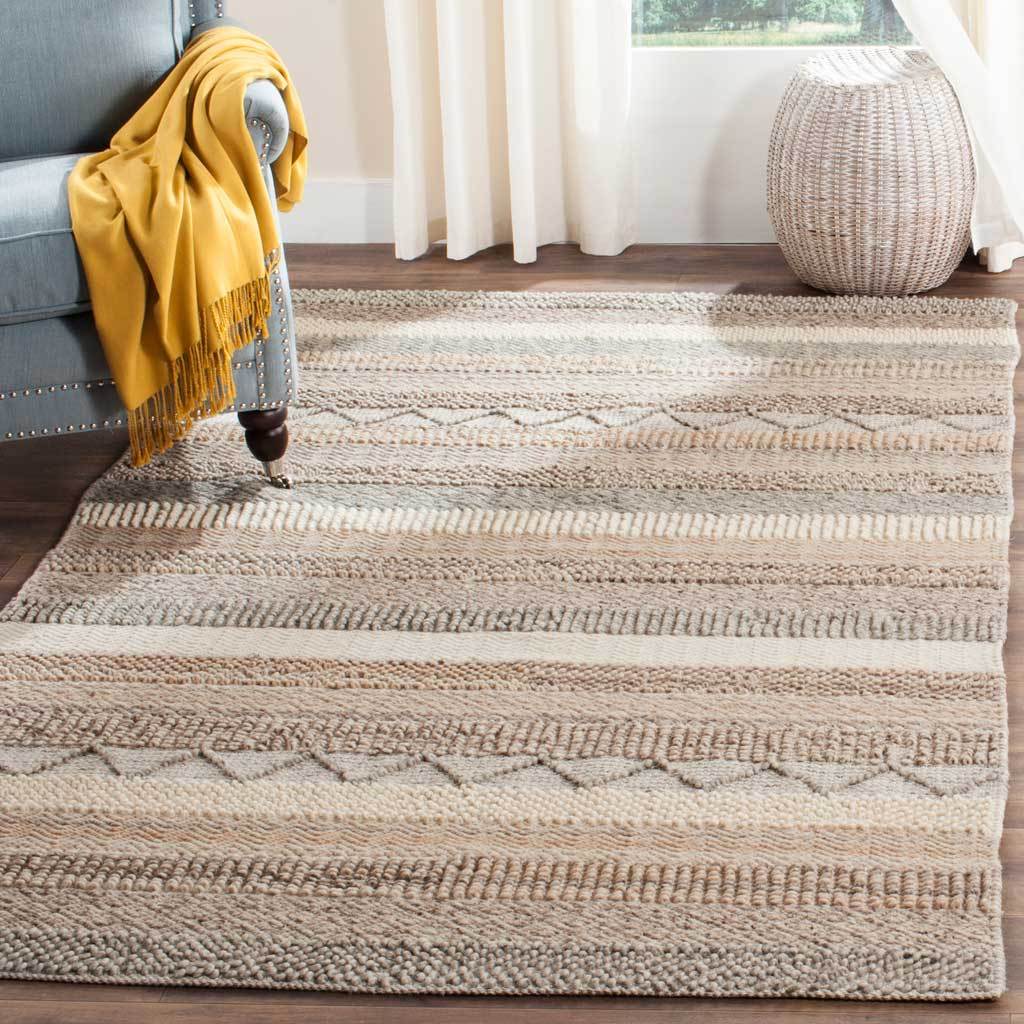 Natura Stripe Beige Area Rug - Image 6