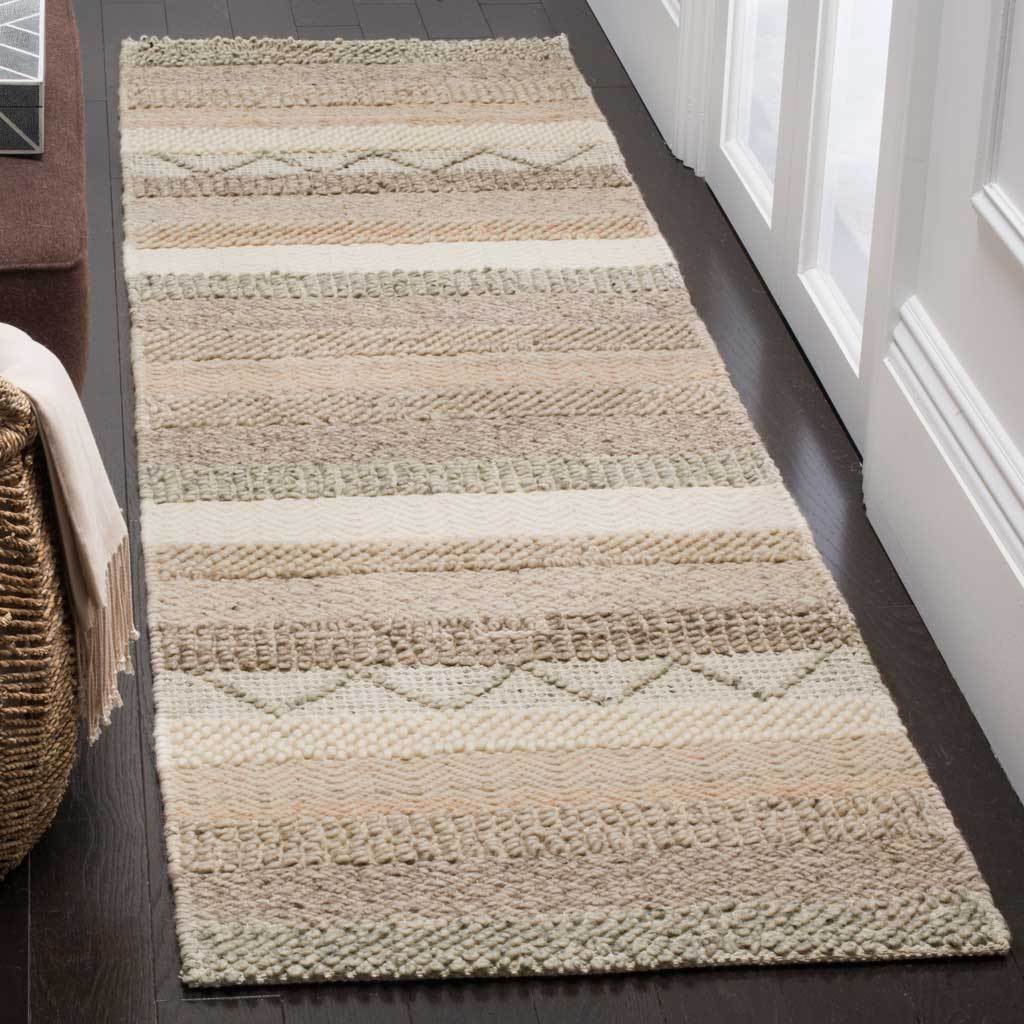 Natura Stripe Beige Runner Rug - Image 2