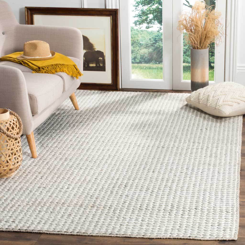 Natura Texture Ivory/Silver Area Rug - Image 8