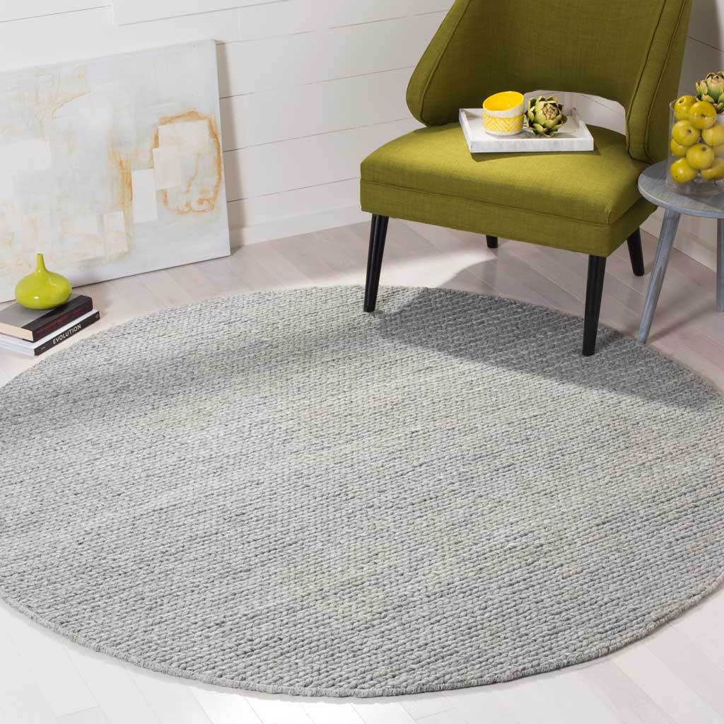 Natura Texture Steel Round Rug - Image 3