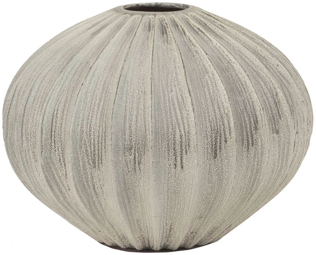 Natural Ceramic Table Vase Taupe - Image 2