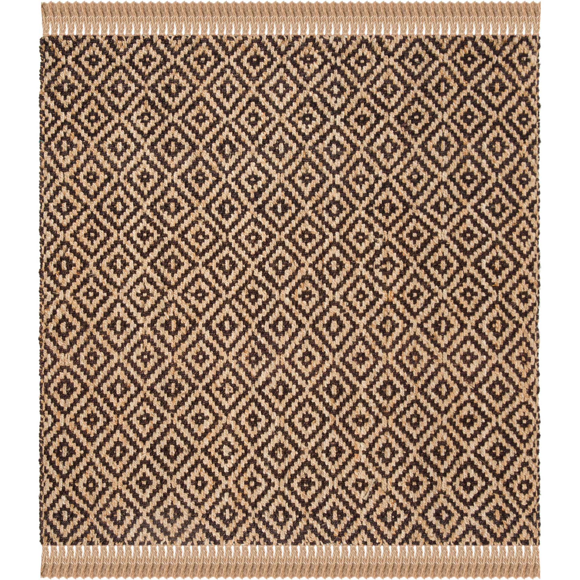 Natural Fiber Brown/Natural Area Rug - Image 2