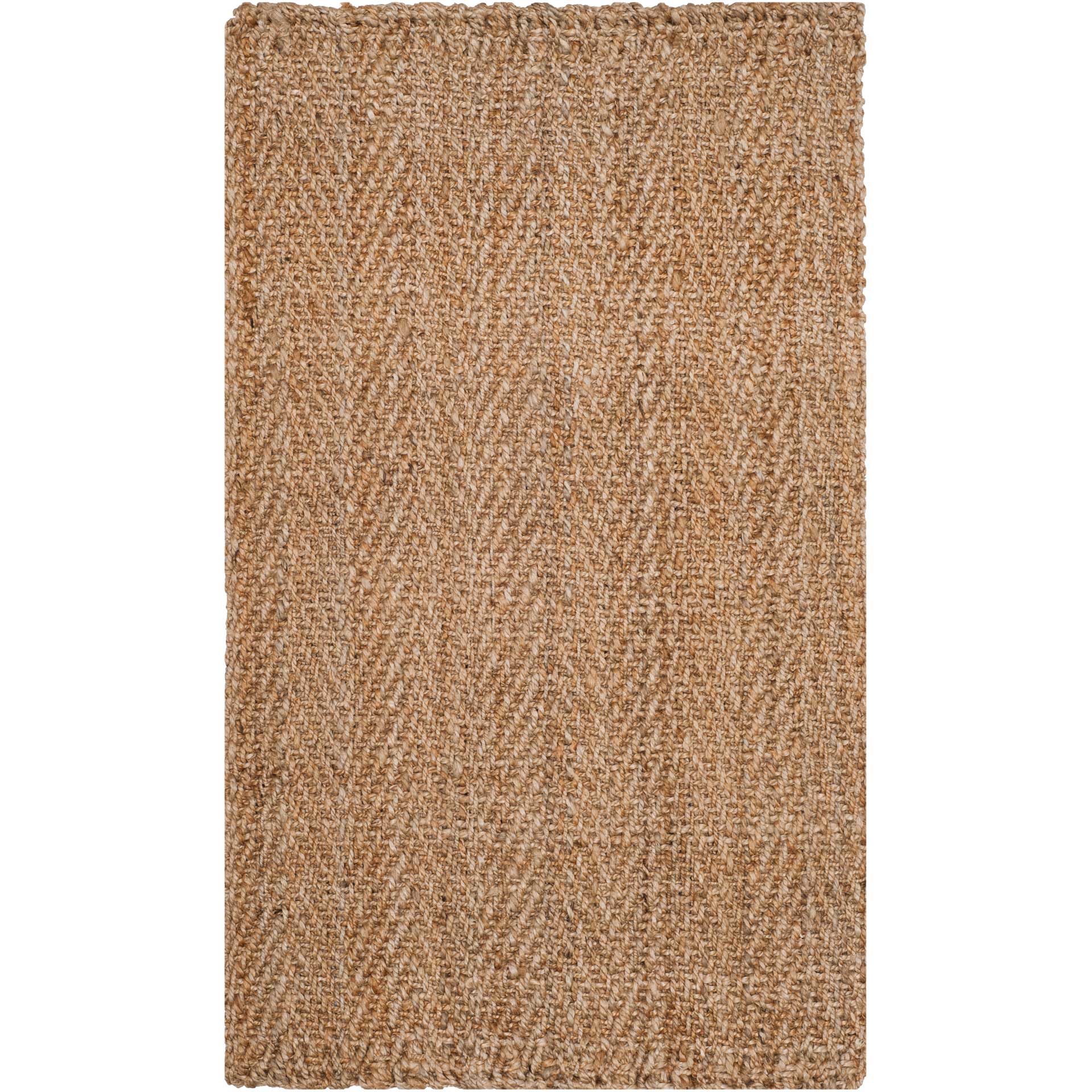 Natural Fiber Chevron Natural Area Rug - Image 4