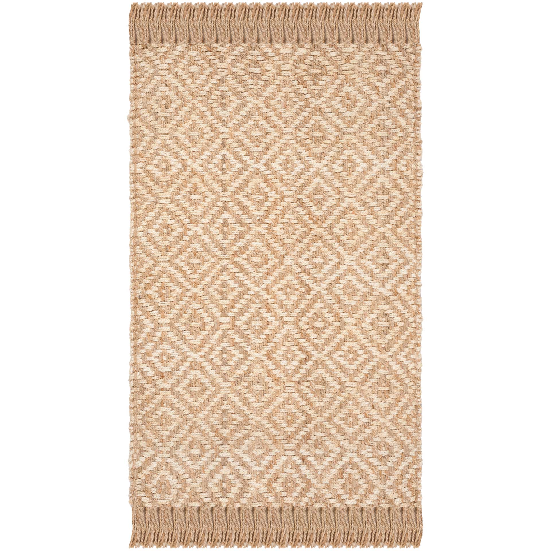 Natural Fiber Ivory/Natural Area Rug - Image 3