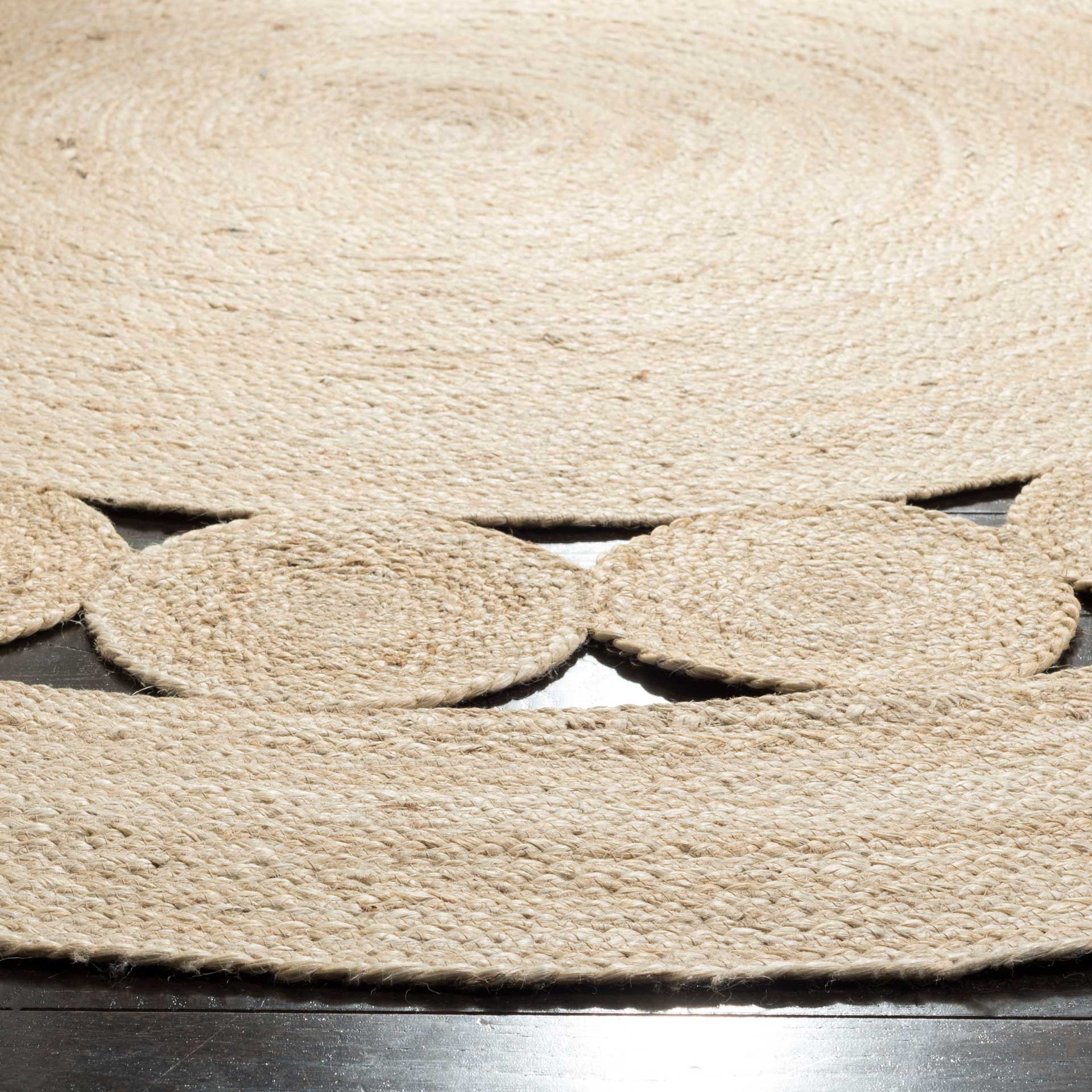 Natural Fiber Ivory Round Rug - Image 3