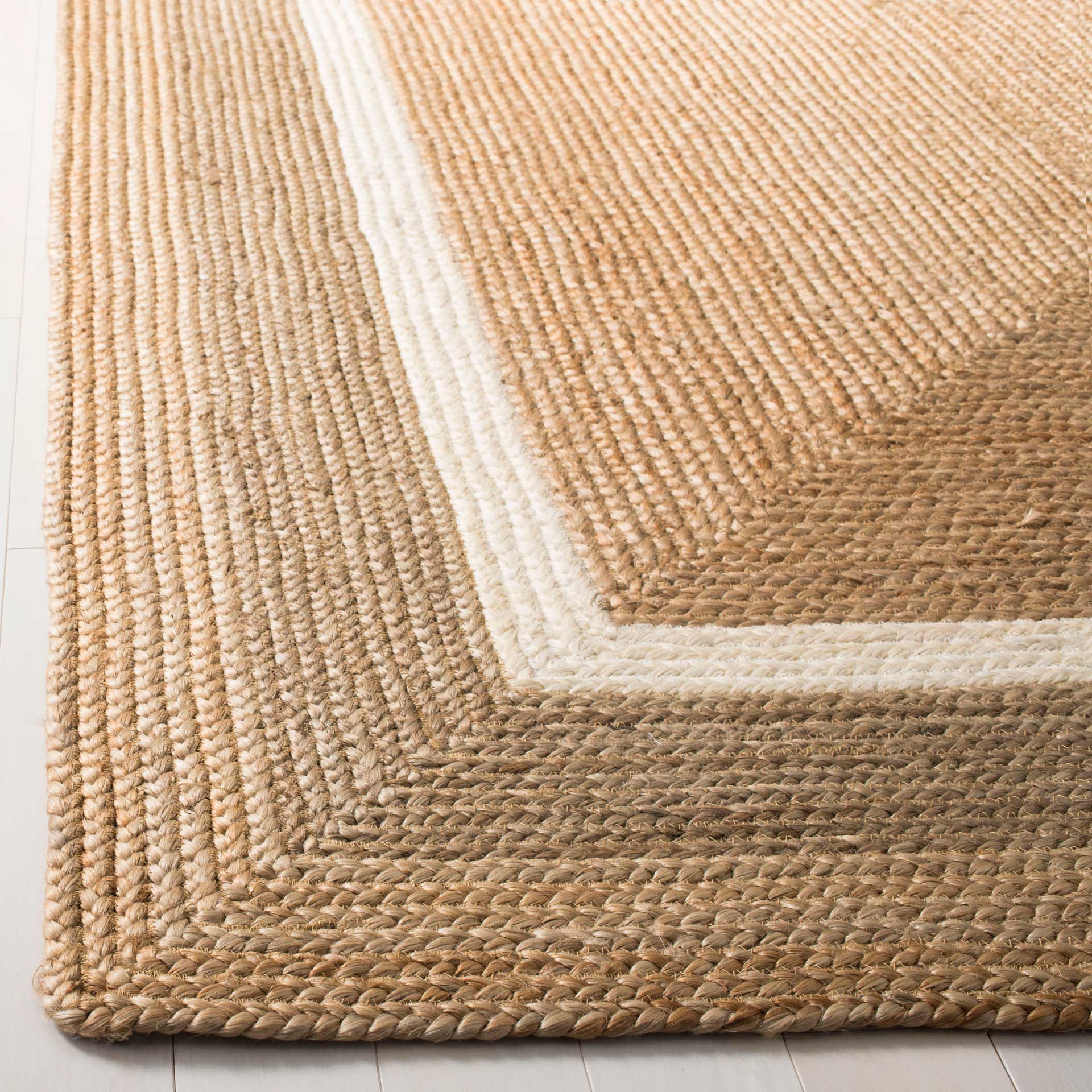 Natural Fiber Natural/Gray/Ivory Area Rug - Image 4
