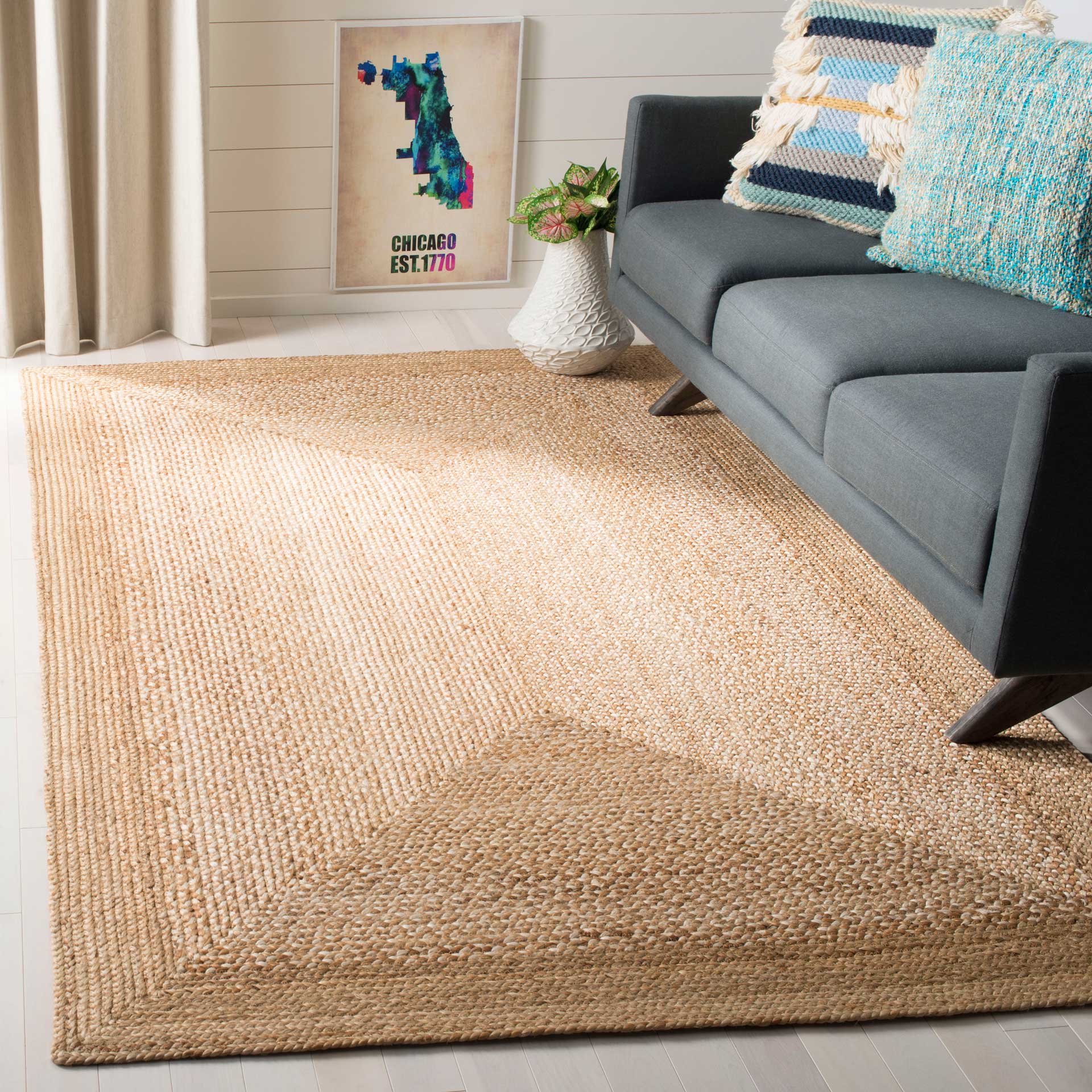 Natural Fiber Natural/Ivory Area Rug - Image 5