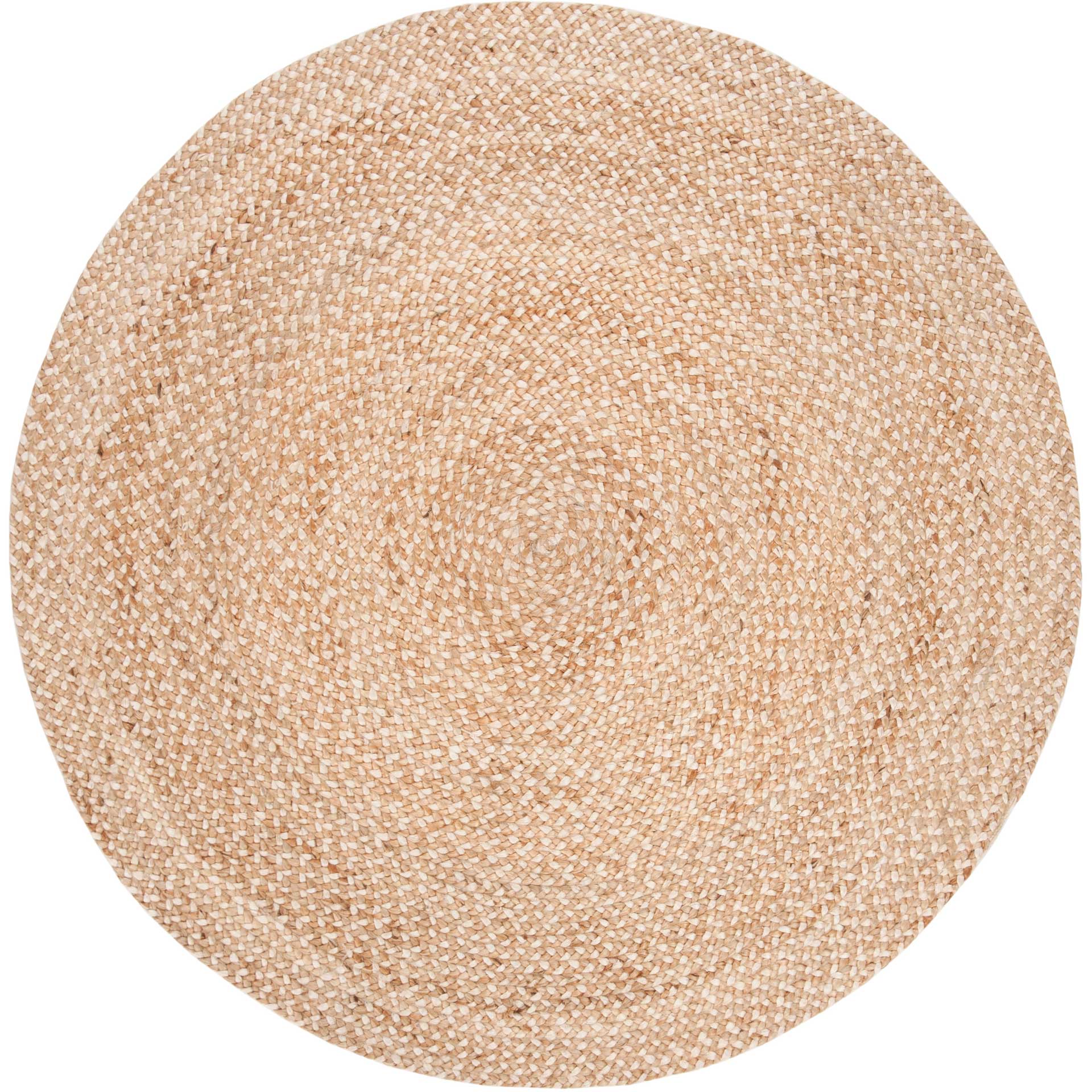 Natural Fiber Natural/Ivory Round Rug - Image 2