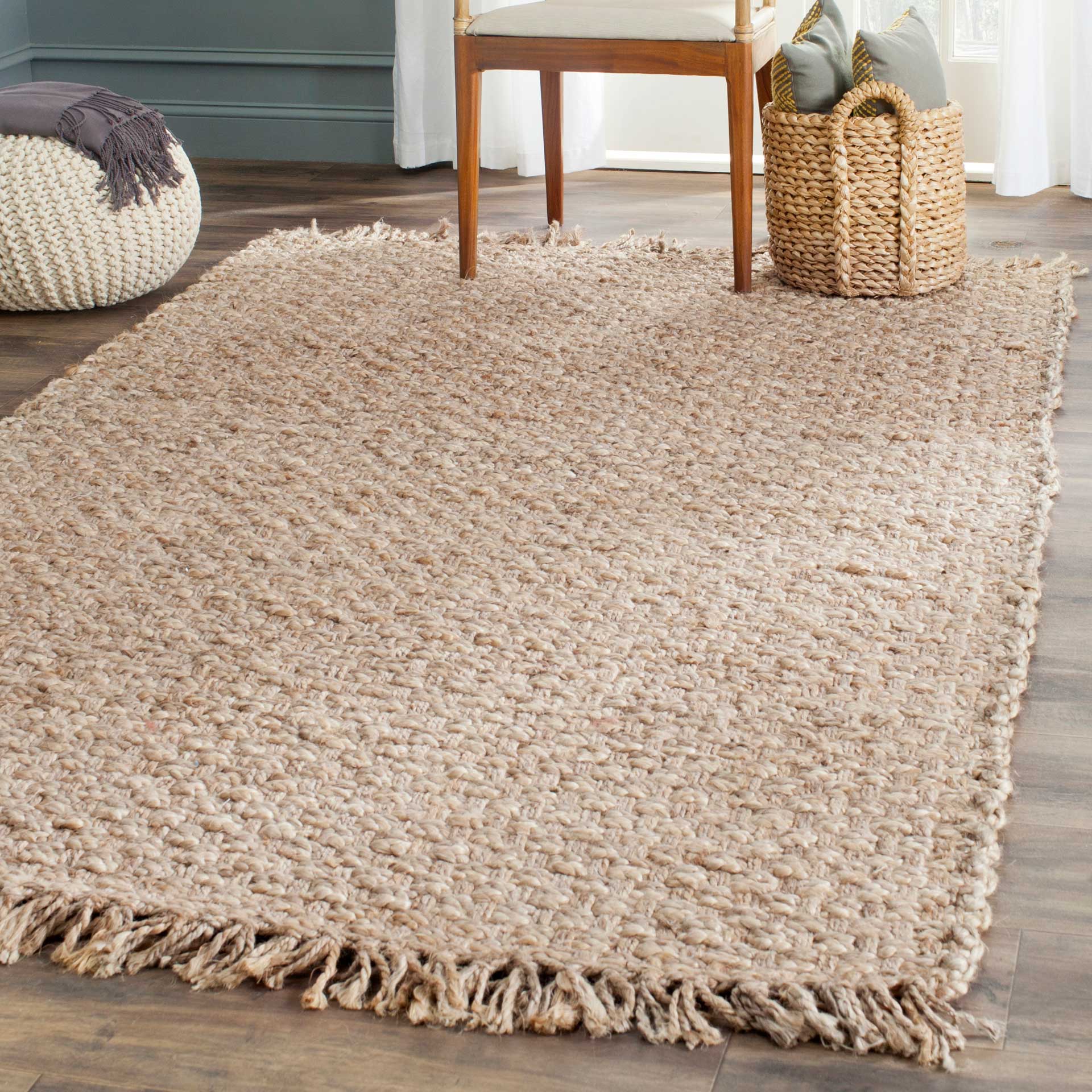 Natural Fiber Tassel Natural Area Rug - Image 6