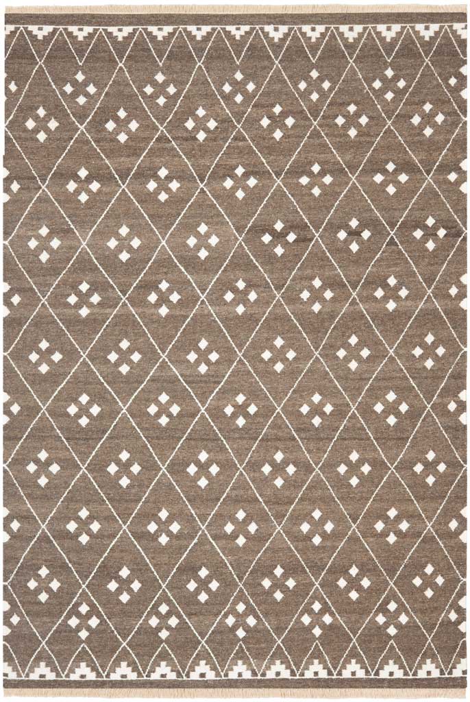 Natural Kilim Brown/Ivory Area Rug - Image 3