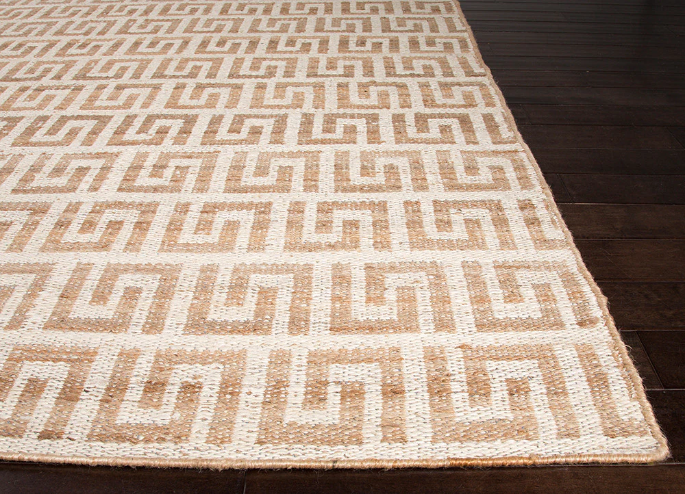 Naturals Urbane White/Light Peach Area Rug - Image 3