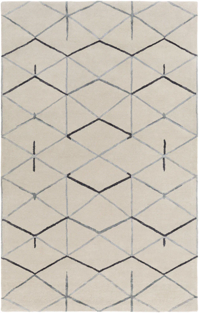 Naya Black/Medium Gray/Khaki Area Rug - Image 2