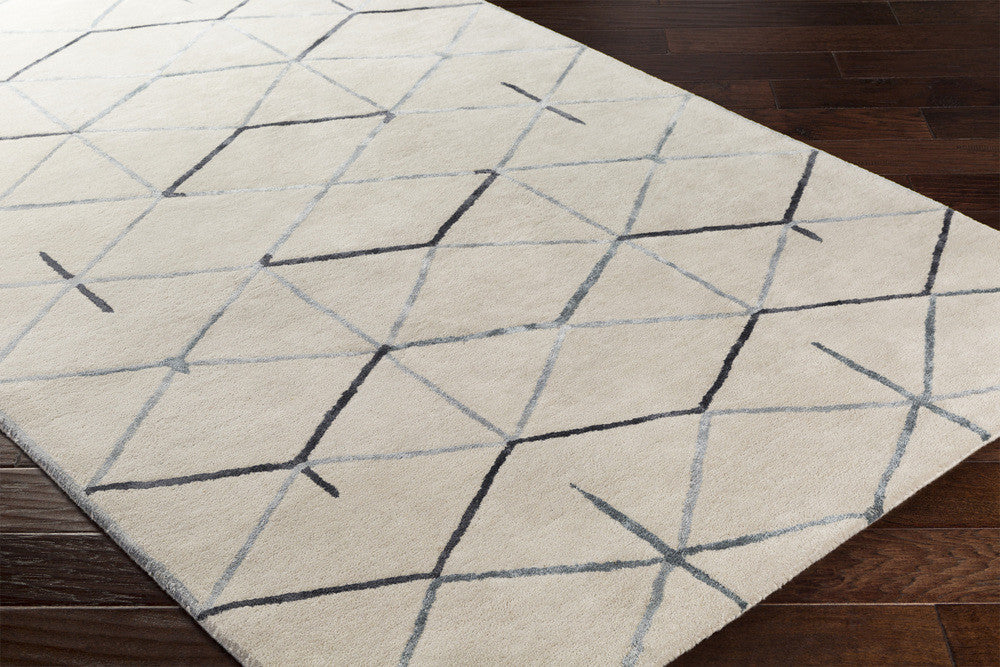 Naya Black/Medium Gray/Khaki Area Rug - Image 3