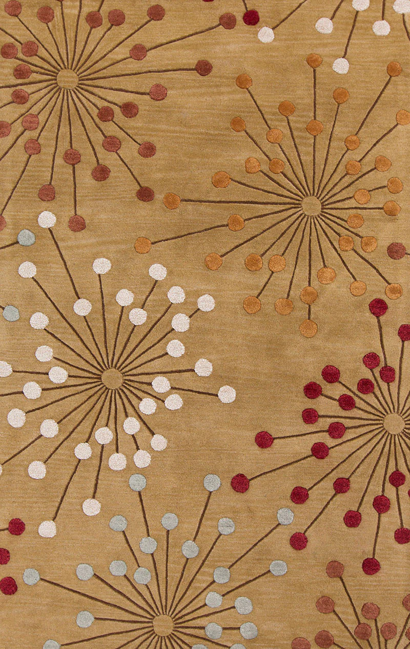 Naya Gold/Burgundy Area Rug - Image 2