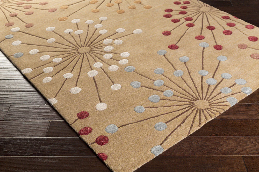 Naya Gold/Burgundy Area Rug - Image 4