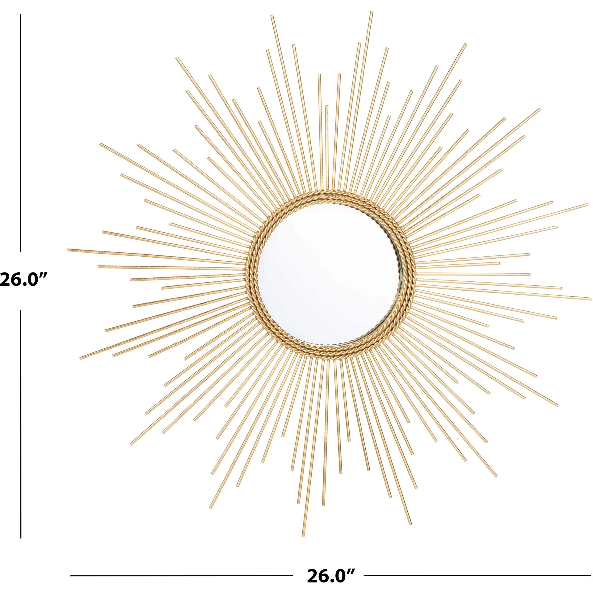 Nayeli Sunburst Mirror Gold Leaf - Image 2