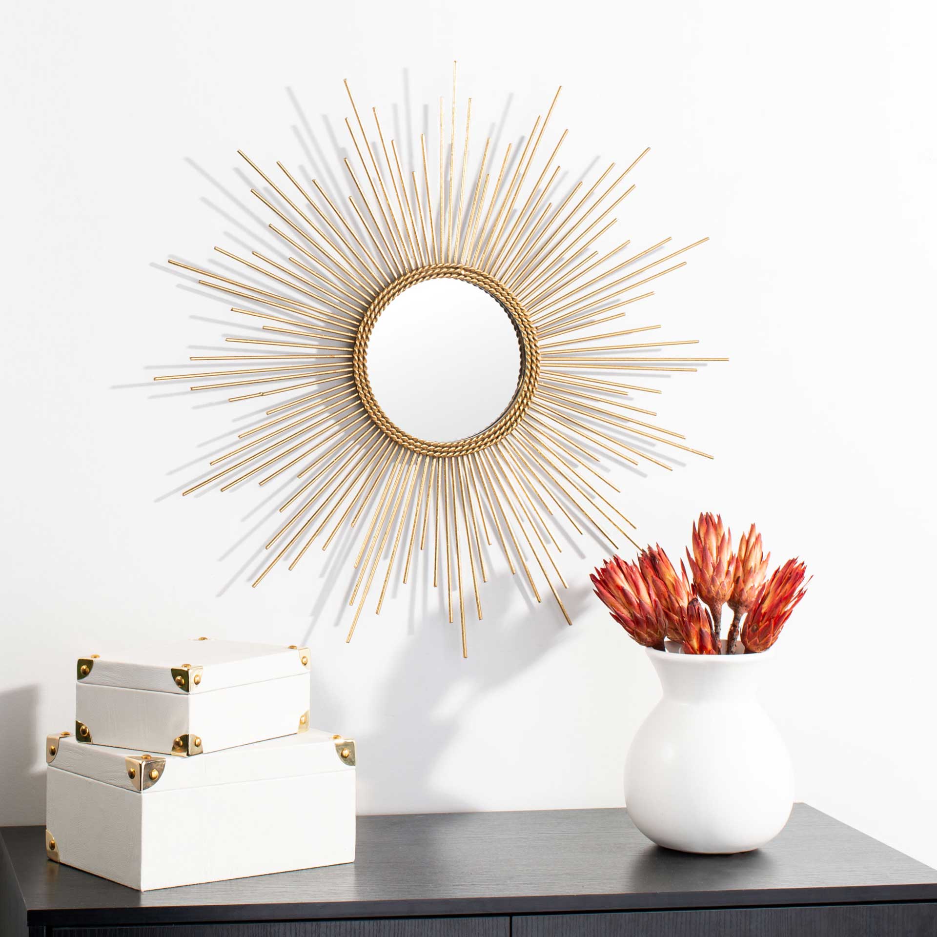Nayeli Sunburst Mirror Gold Leaf - Image 3