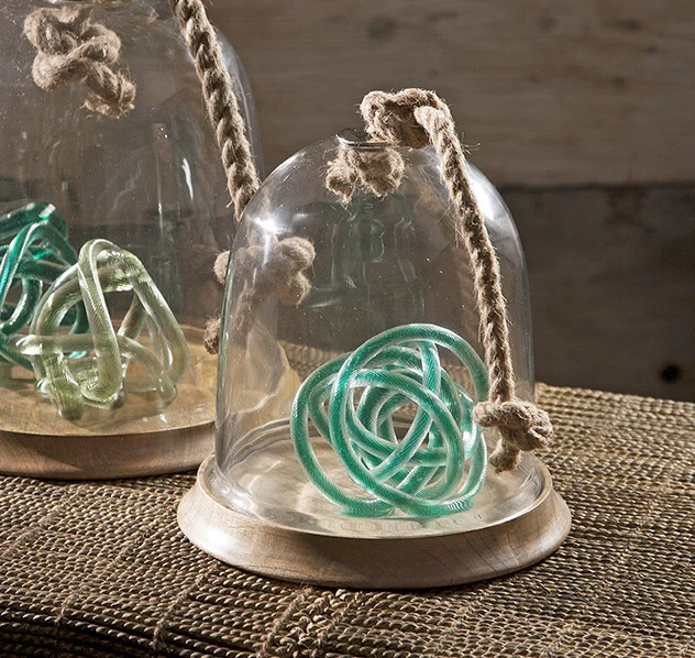 Nelson Large Cloche w/ Rope - Image 2