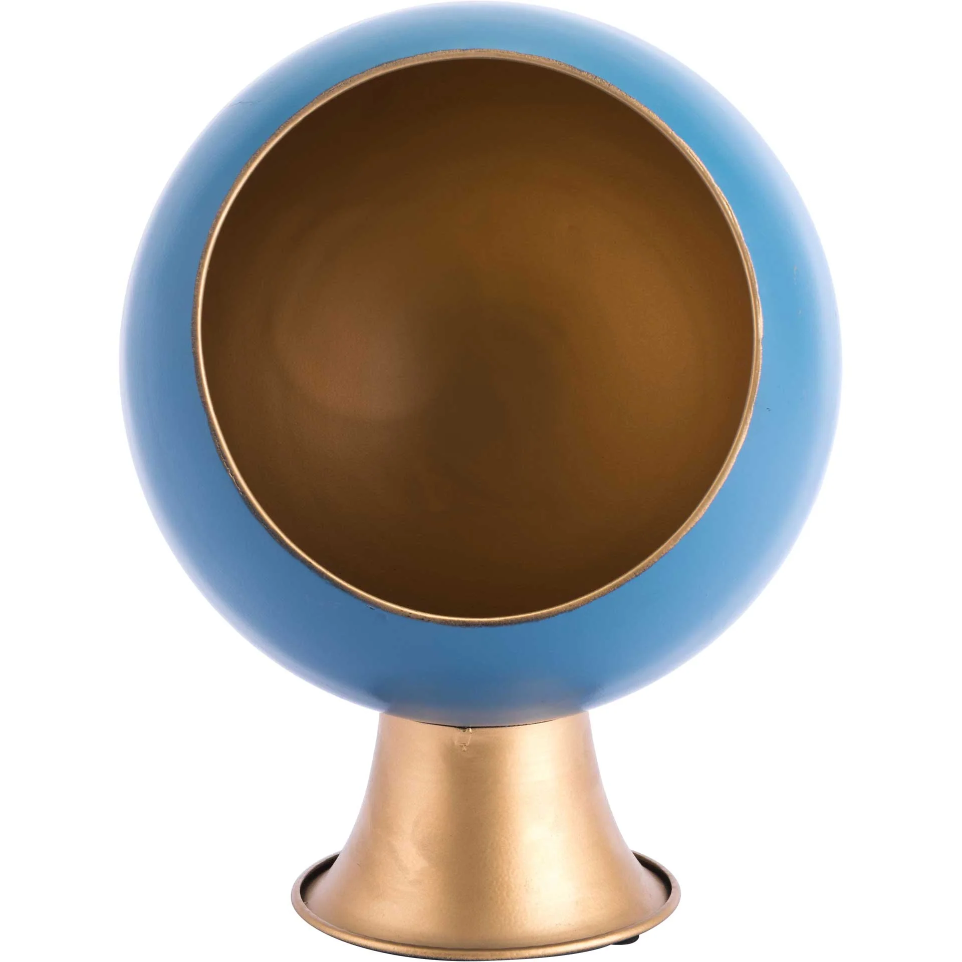 Nest Large Metal Planter Blue - Image 2