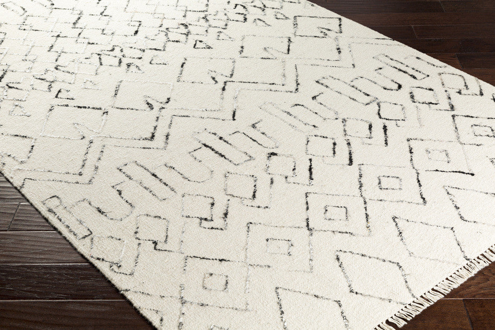 Nettie Cream/Black Area Rug - Image 2