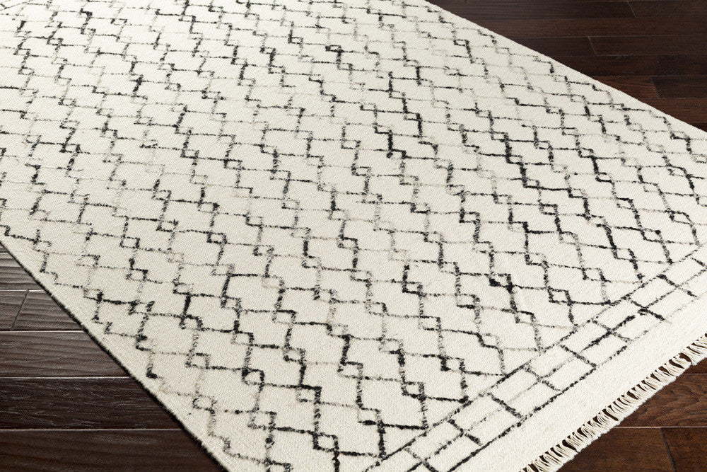 Nettie Whisper White/Black Area Rug - Image 2