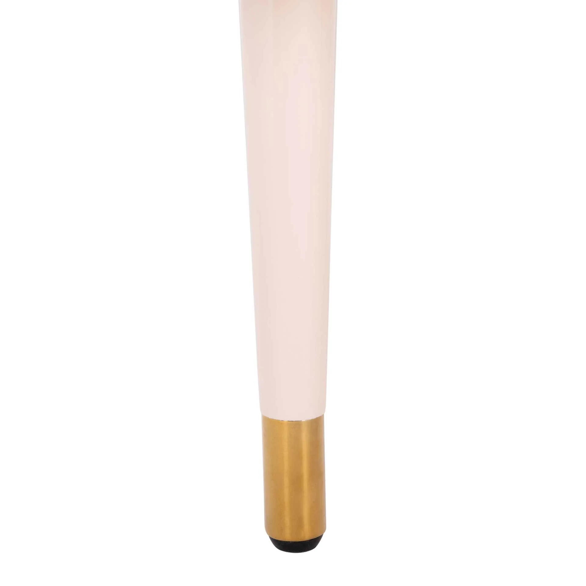 Nevaeh 2 Drawer Side Table Light Pink/Gold - Image 7