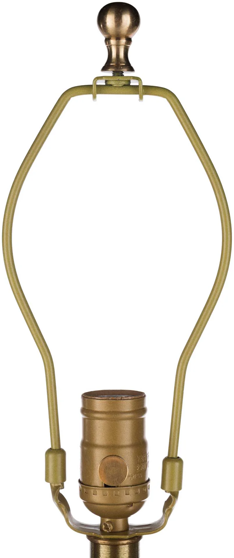 Nevaeh Table Lamp White/Brass/Brown - Image 4