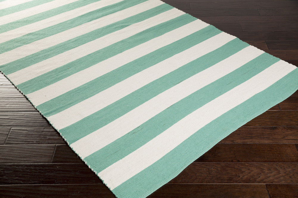 Newport Teal/Beige Area Rug - Image 2