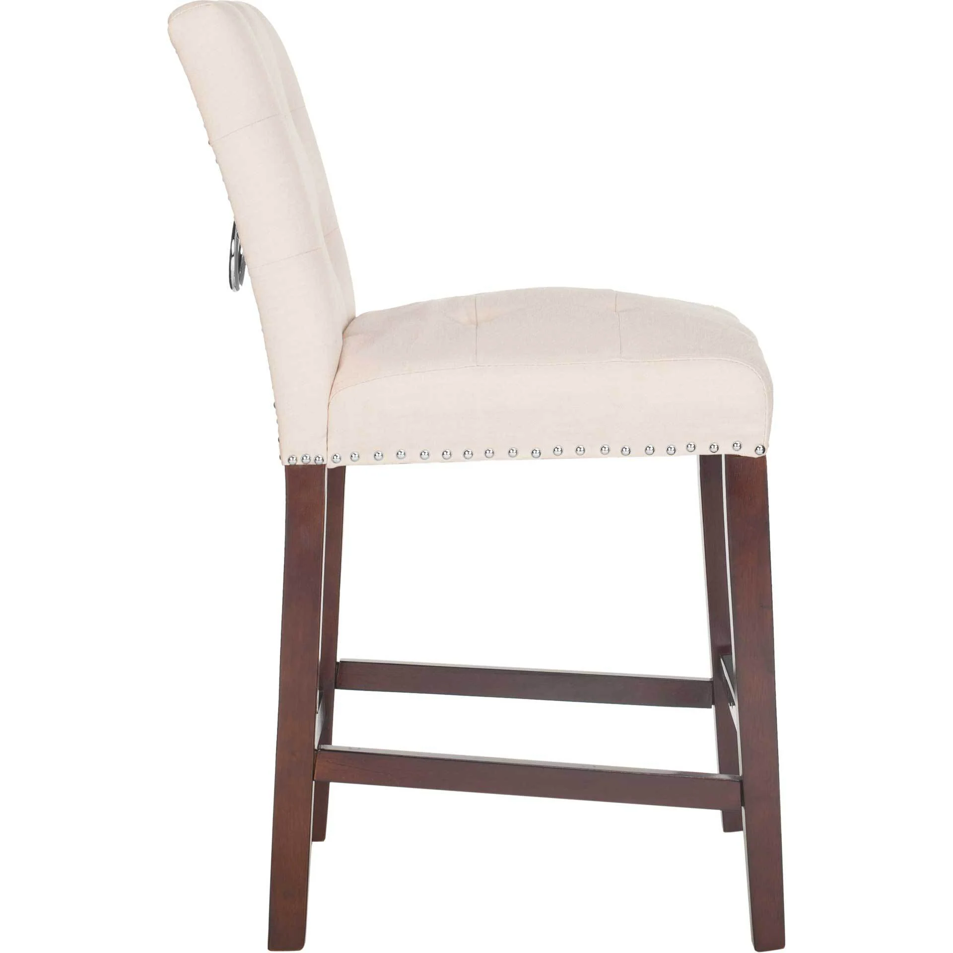 Nial Bar Stool Beige (Set of 2) - Image 10