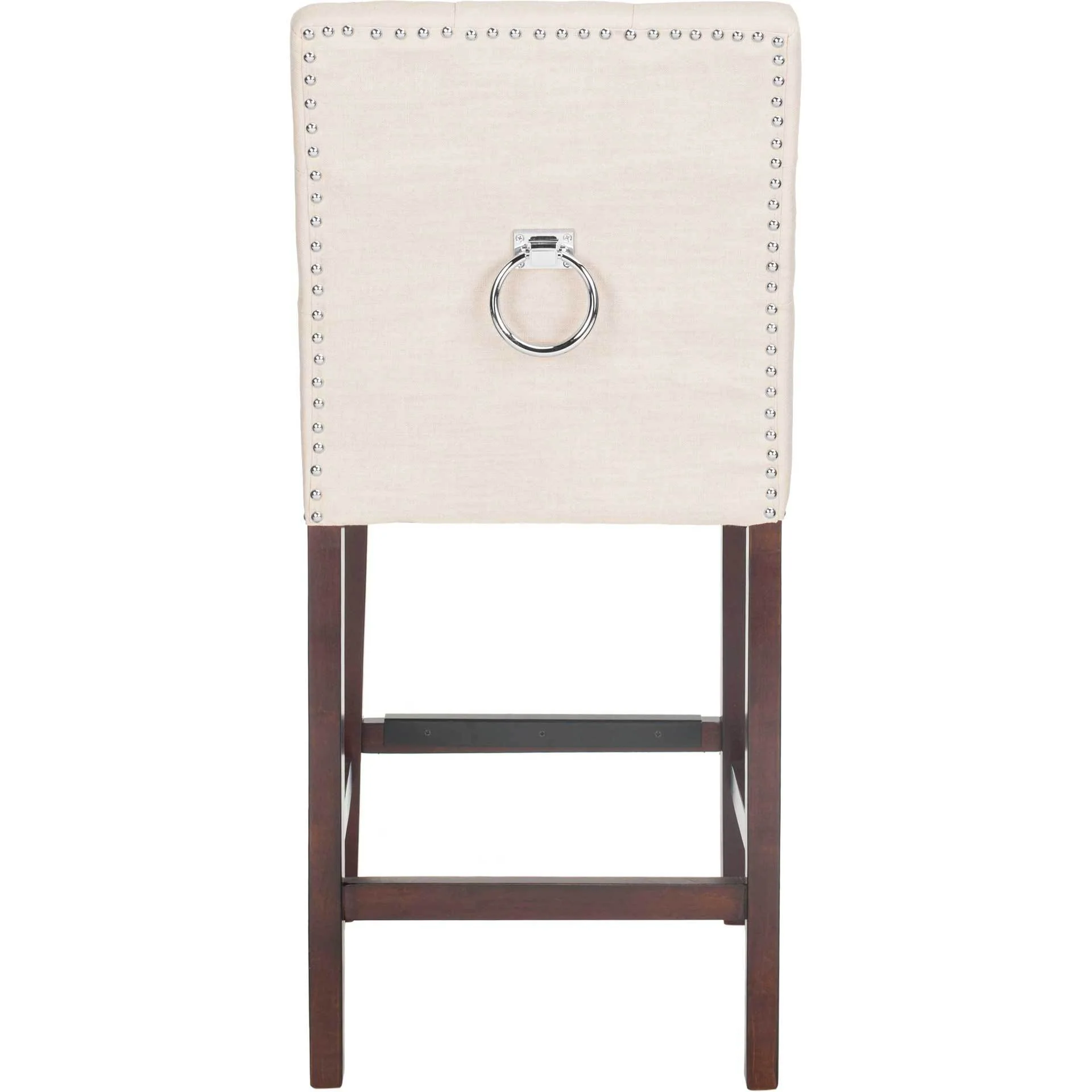 Nial Bar Stool Beige (Set of 2) - Image 11