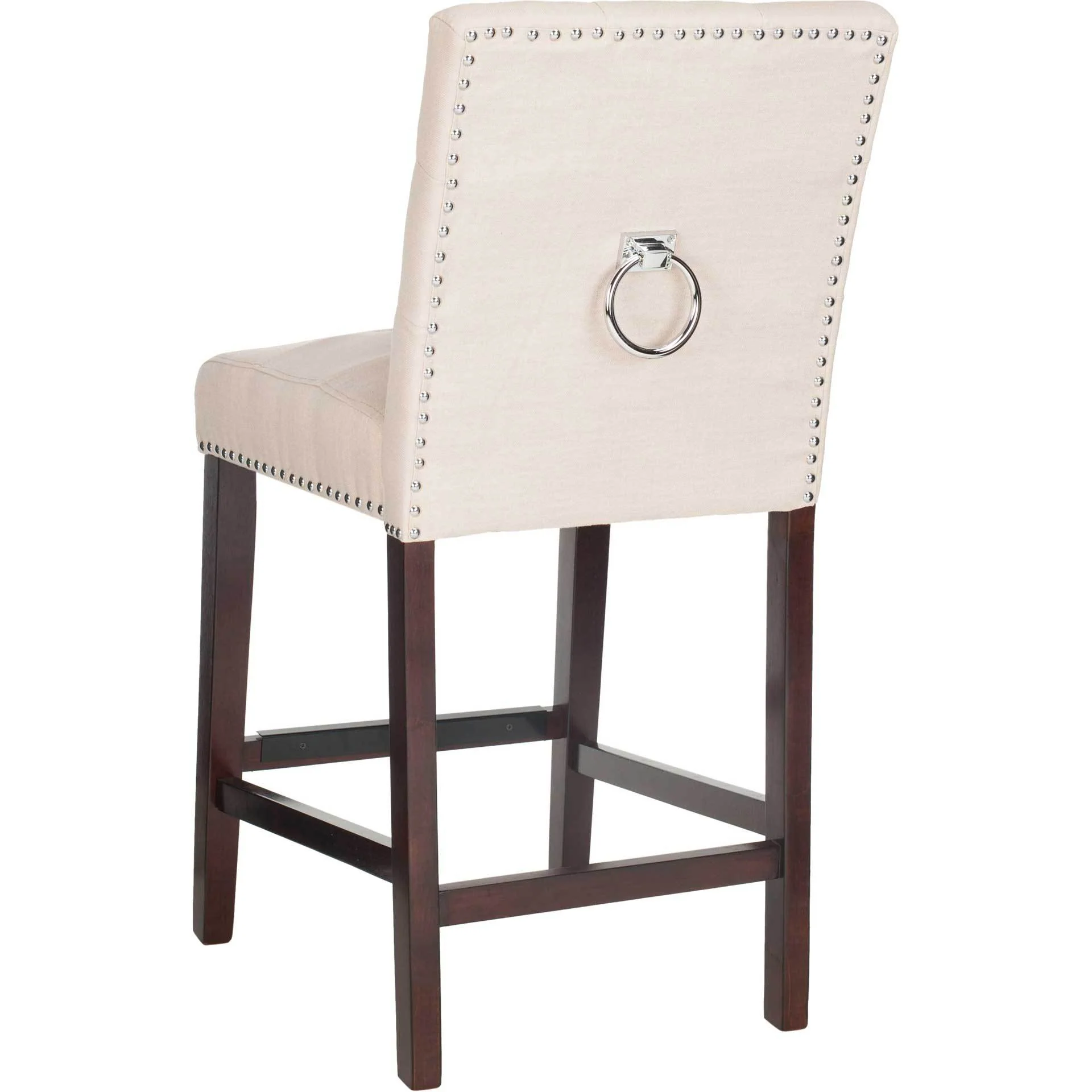 Nial Bar Stool Beige (Set of 2) - Image 12