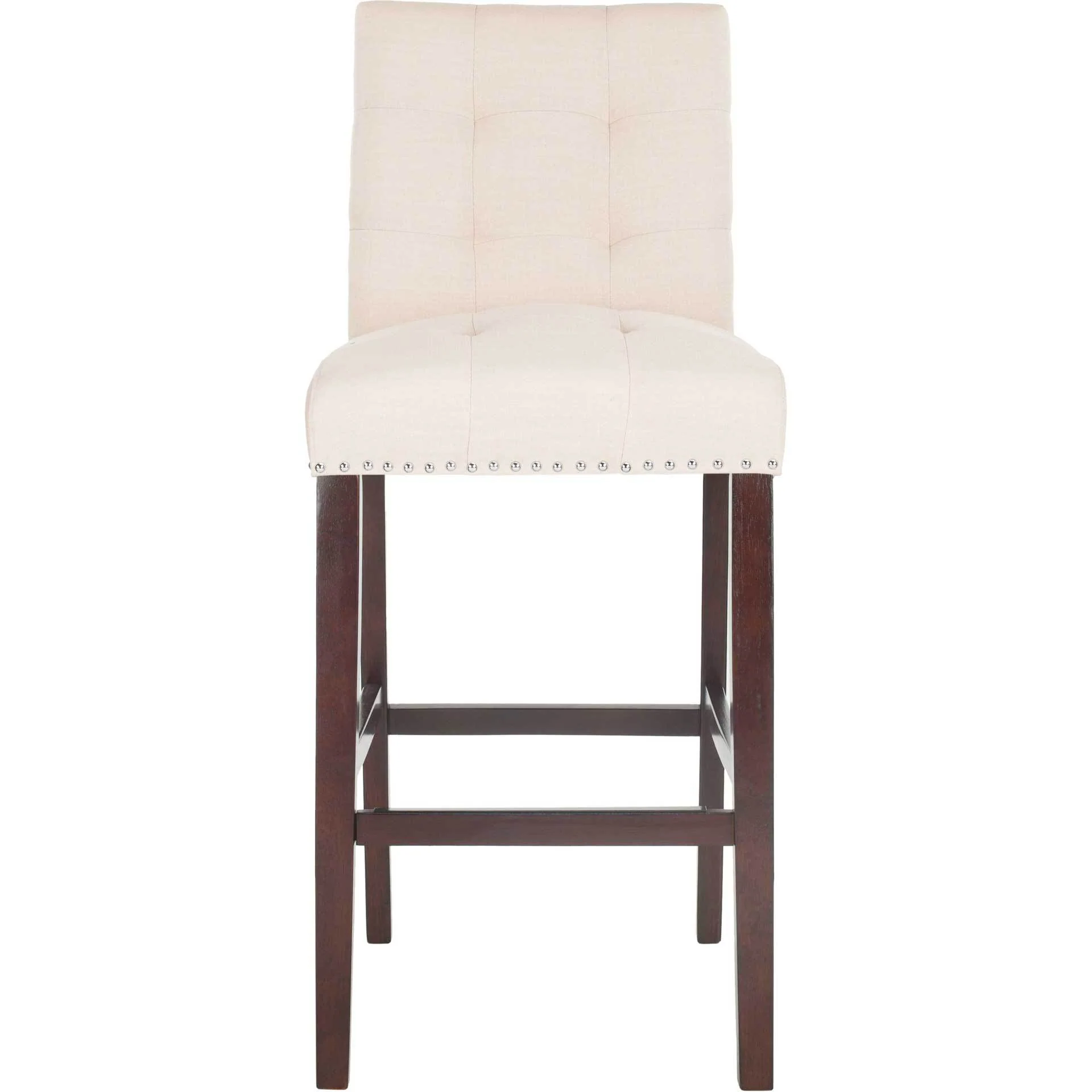 Nial Bar Stool Beige (Set of 2) - Image 2