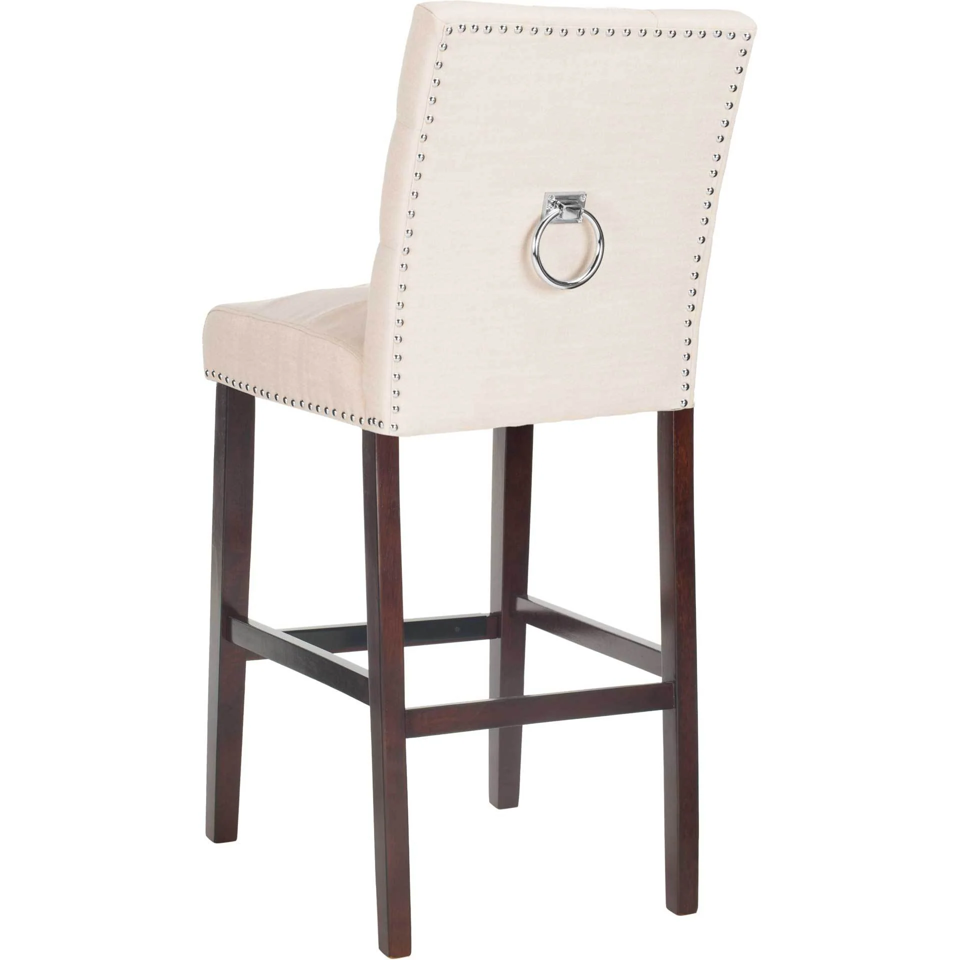 Nial Bar Stool Beige (Set of 2) - Image 5