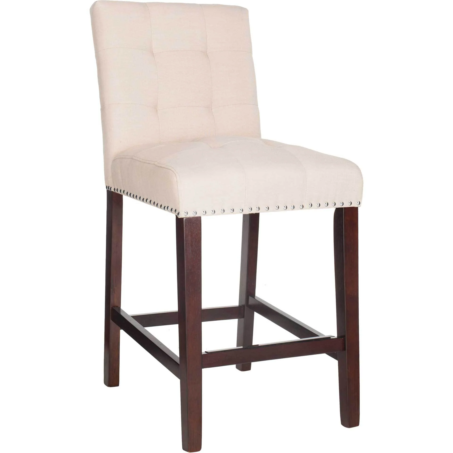 Nial Bar Stool Beige (Set of 2) - Image 8