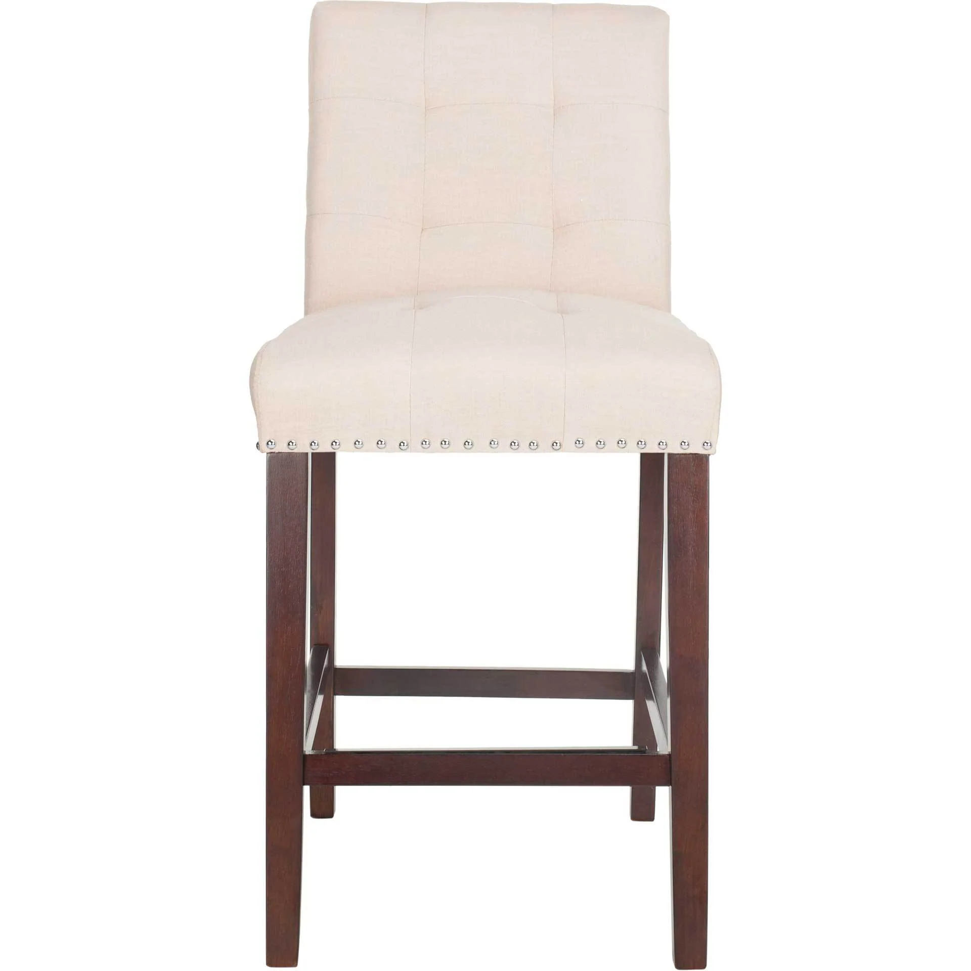 Nial Bar Stool Beige (Set of 2) - Image 9