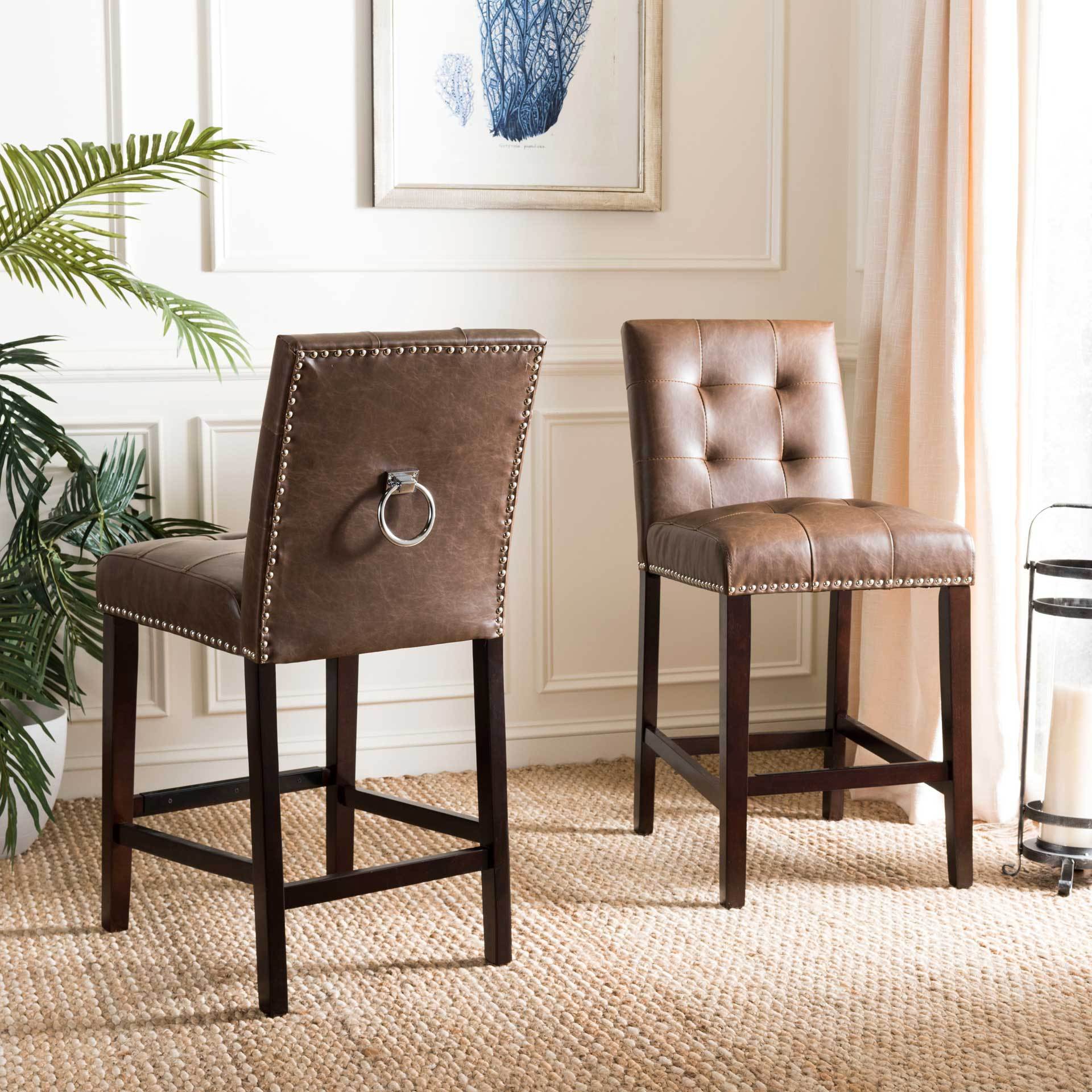 Nial Bar Stool Brown (Set of 2) - Image 14