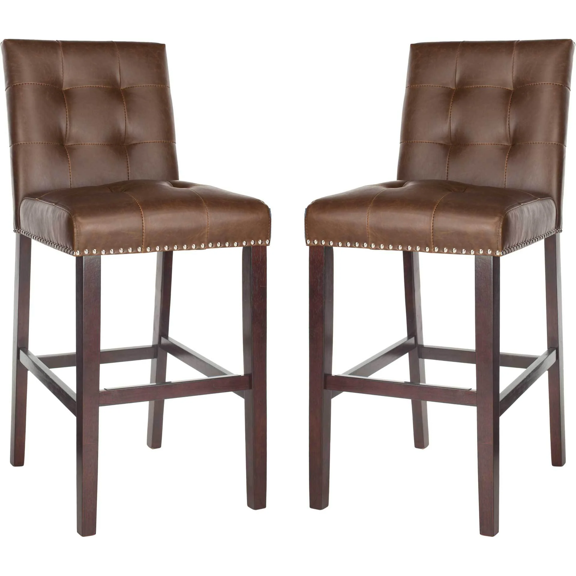 Nial Bar Stool Brown (Set of 2) - Image 6