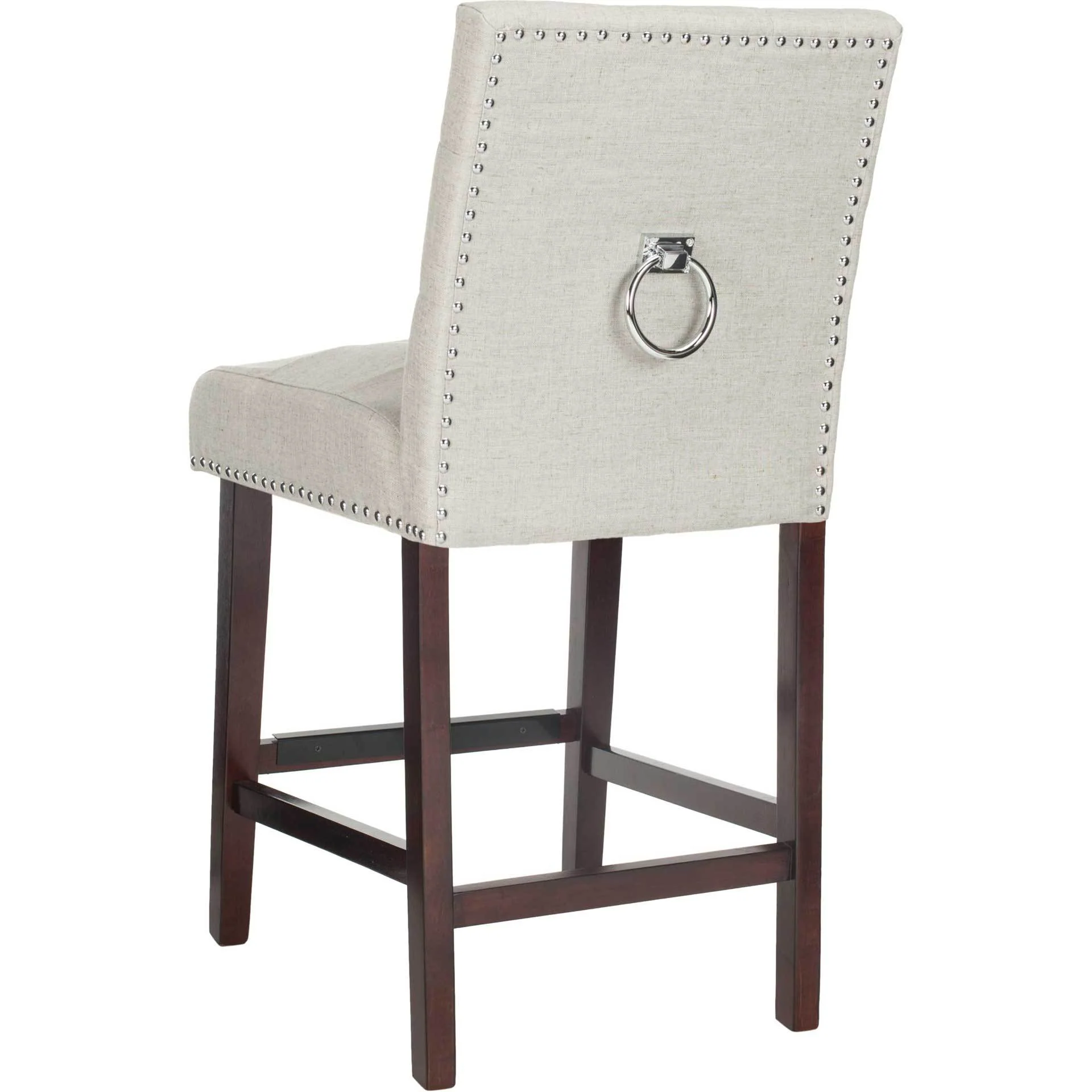 Nial Bar Stool Light Gray (Set of 2) - Image 12