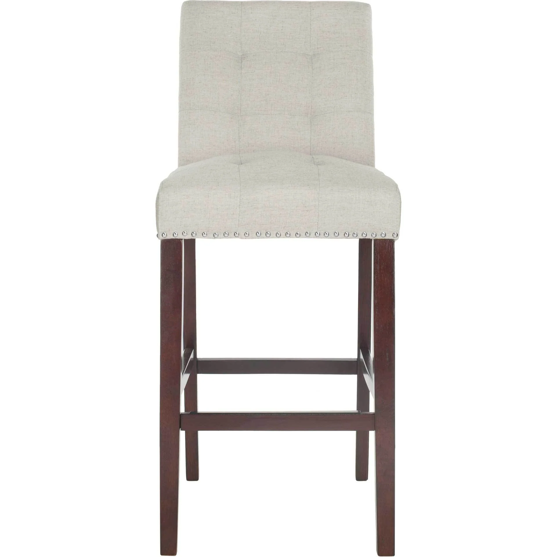 Nial Bar Stool Light Gray (Set of 2) - Image 2