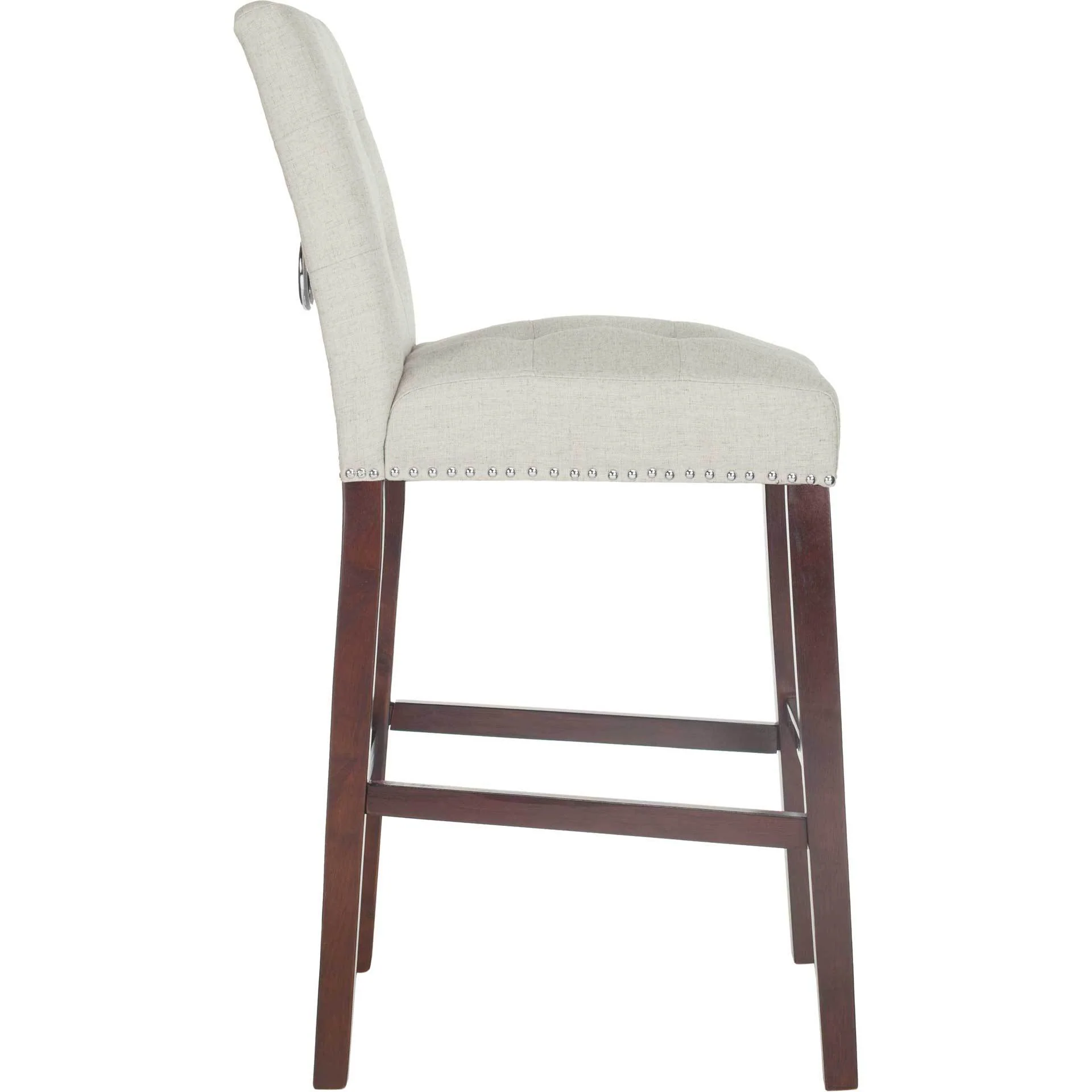 Nial Bar Stool Light Gray (Set of 2) - Image 3