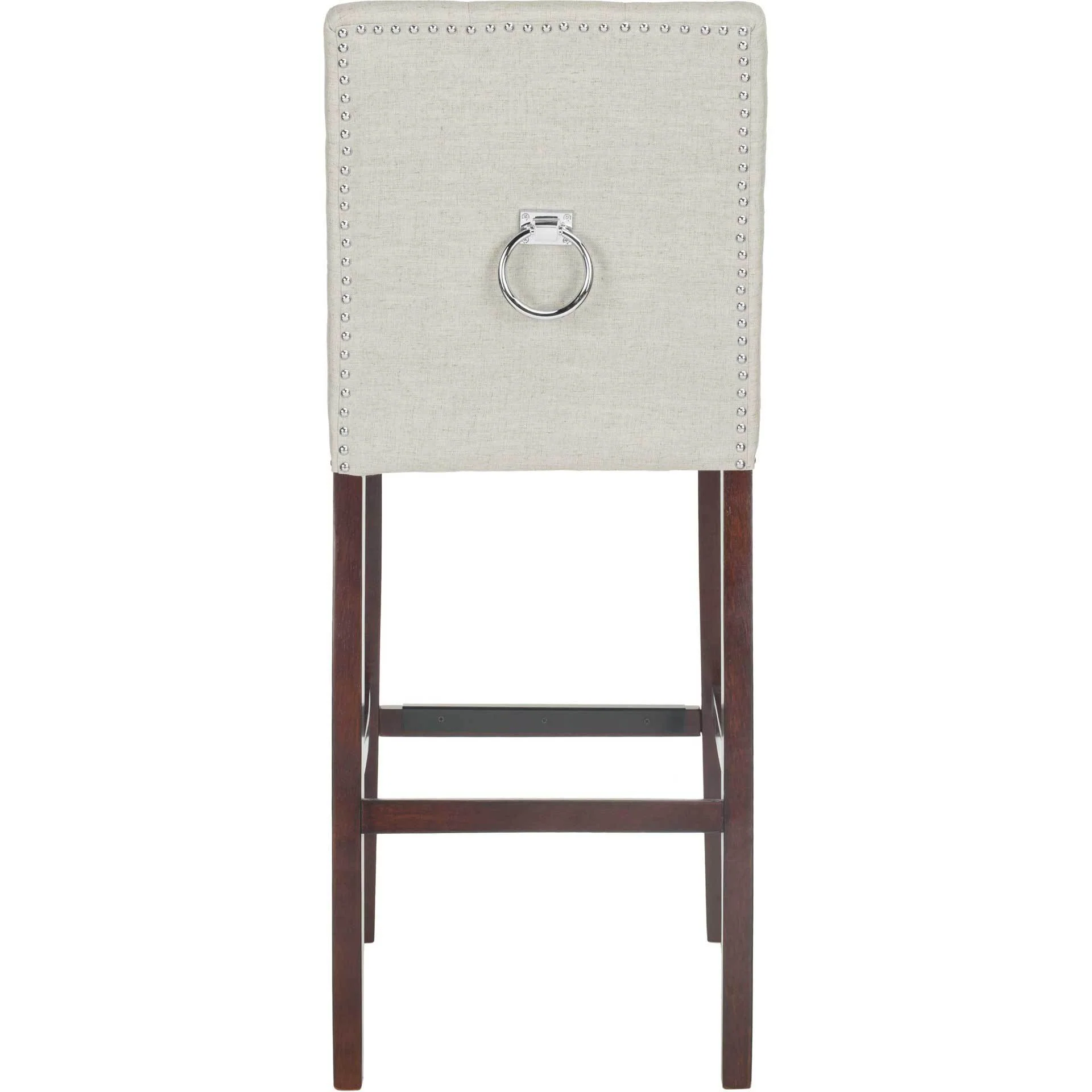 Nial Bar Stool Light Gray (Set of 2) - Image 4