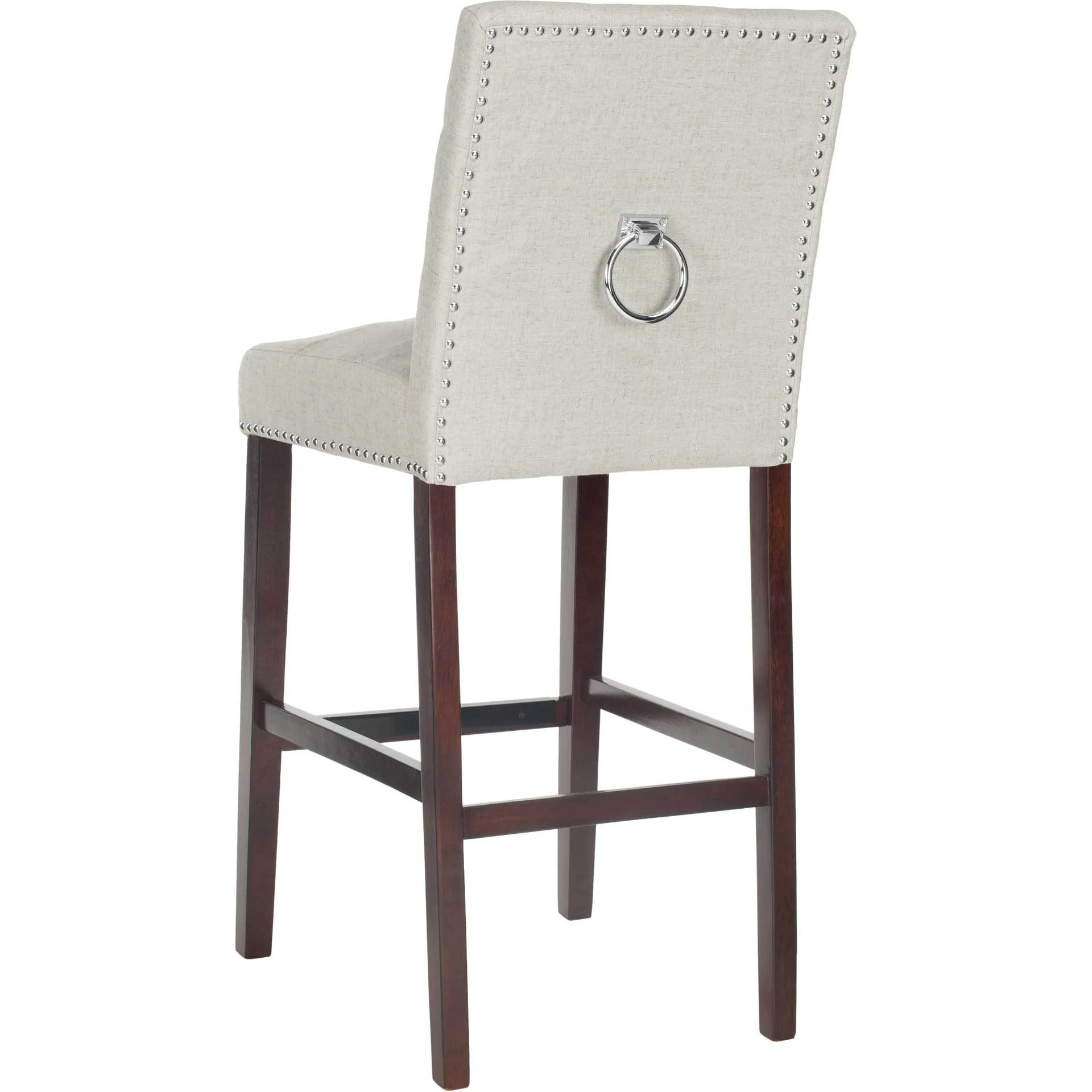 Nial Bar Stool Light Gray (Set of 2) - Image 5