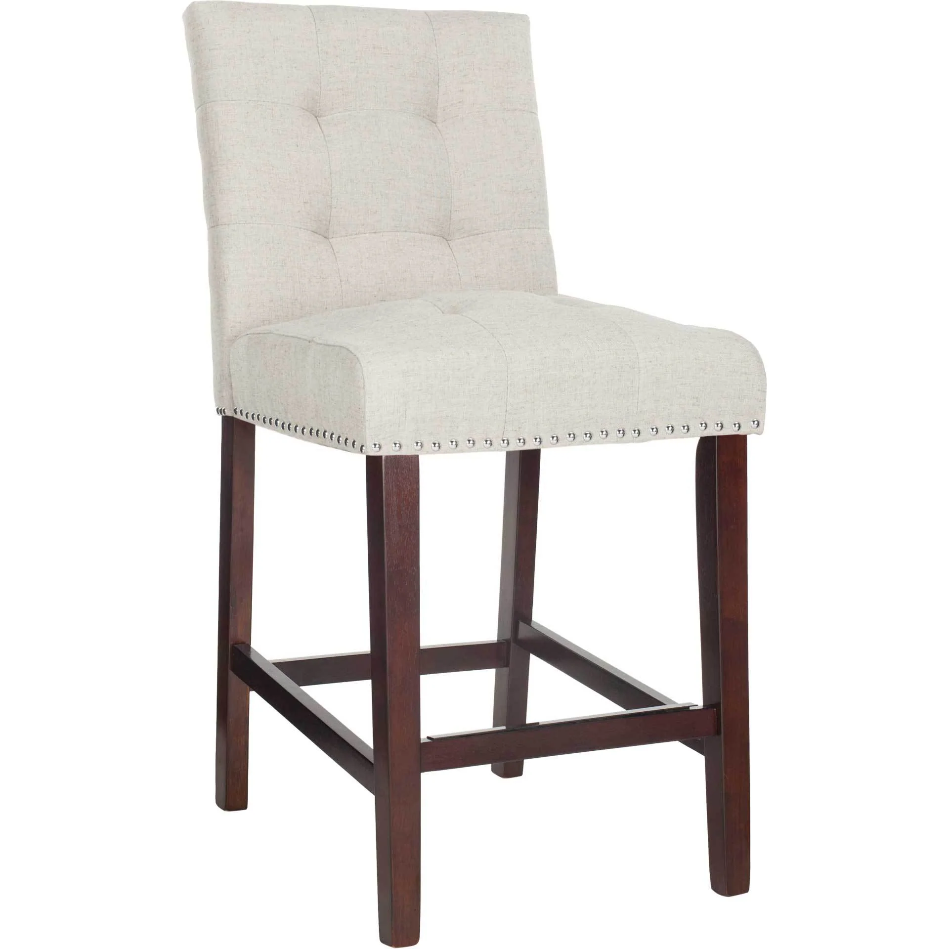 Nial Bar Stool Light Gray (Set of 2) - Image 8