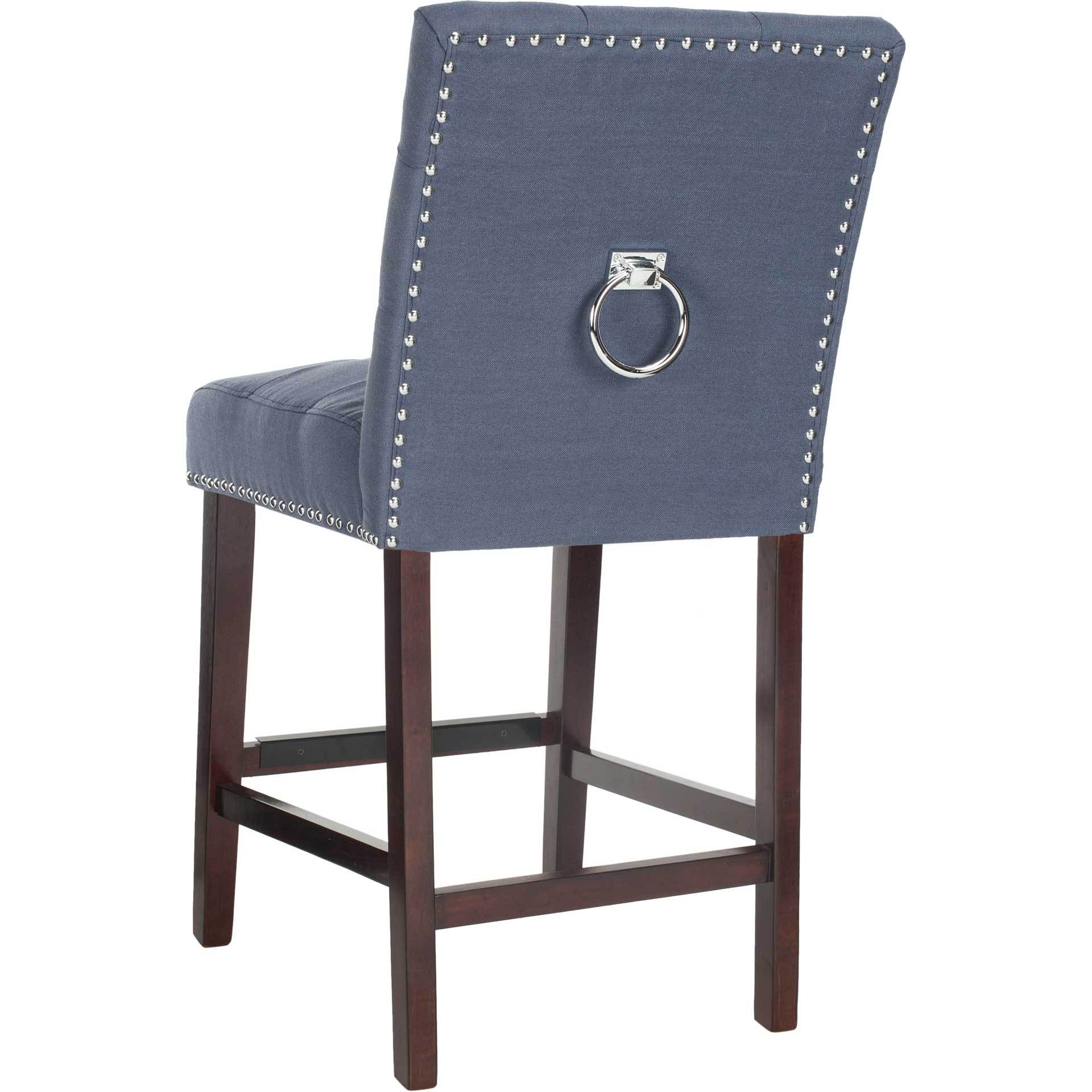 Nial Bar Stool Navy (Set of 2) - Image 12
