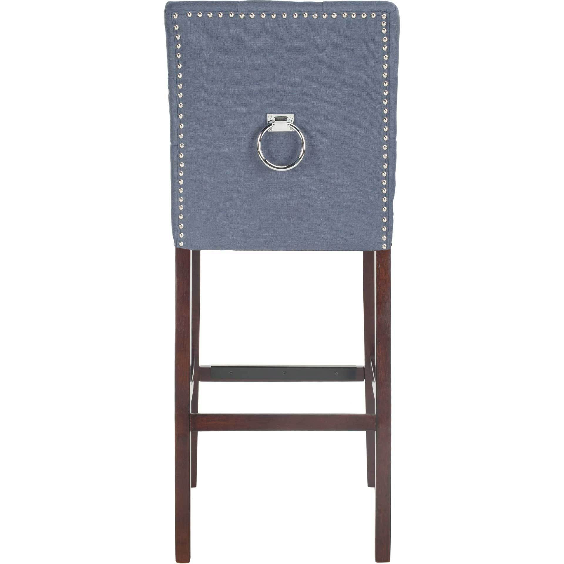 Nial Bar Stool Navy (Set of 2) - Image 4