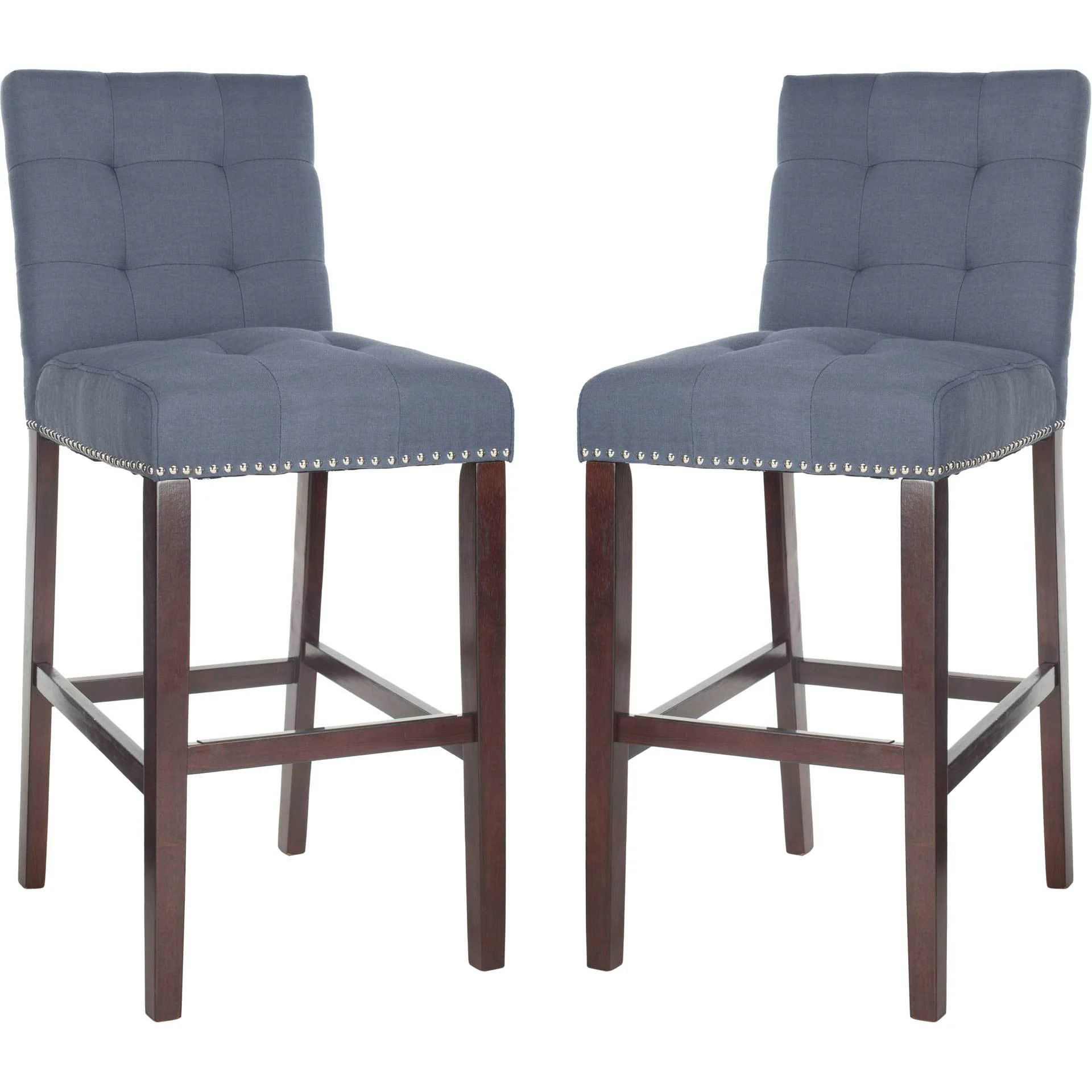 Nial Bar Stool Navy (Set of 2) - Image 6